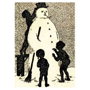 Kerst Dubbele Kaart Met Rode Envelop