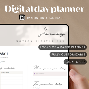 Notion dag planner – Notion template