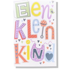 Een Kleinkind | Geboorte wenskaart | 11x17cm | opa & oma