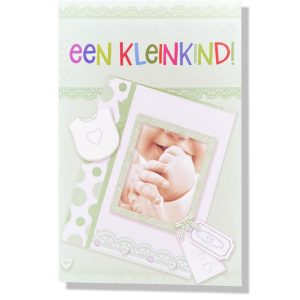 Een Kleinkind | Geboorte wenskaart | 11x17cm | opa & oma