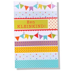 Een Kleinkind | Geboorte wenskaart | 11x17cm | opa & oma