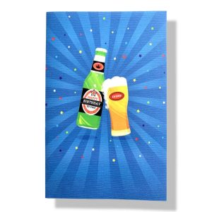 Happy Birthday | Verjaardag Wenskaart | Cheers | Bier