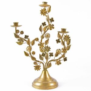 Imbarro Kandelaar Metaal Gold